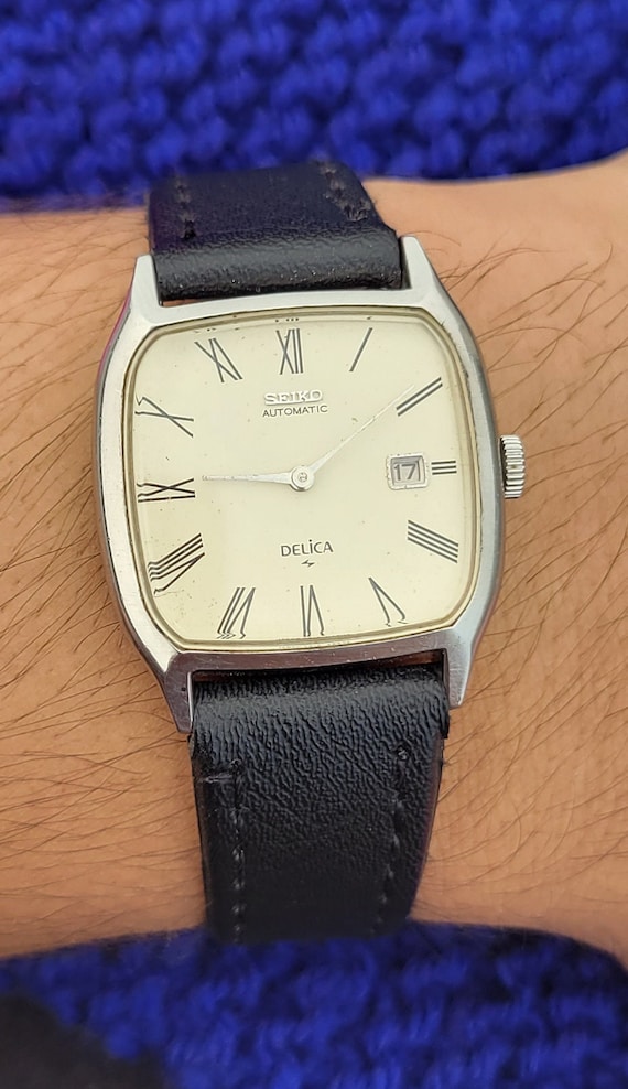希少 レア アンティーク SEIKO DELIKA デリカ AUTOMATIC デイト