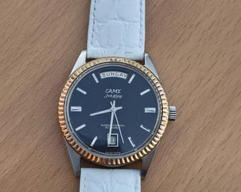 Vintage Camy Jetking SUPERAUTOMATIC 30 Jewels Stainless Steel