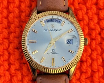 Excellent Ricoh Auto Just 33 Jewels President Day/date
