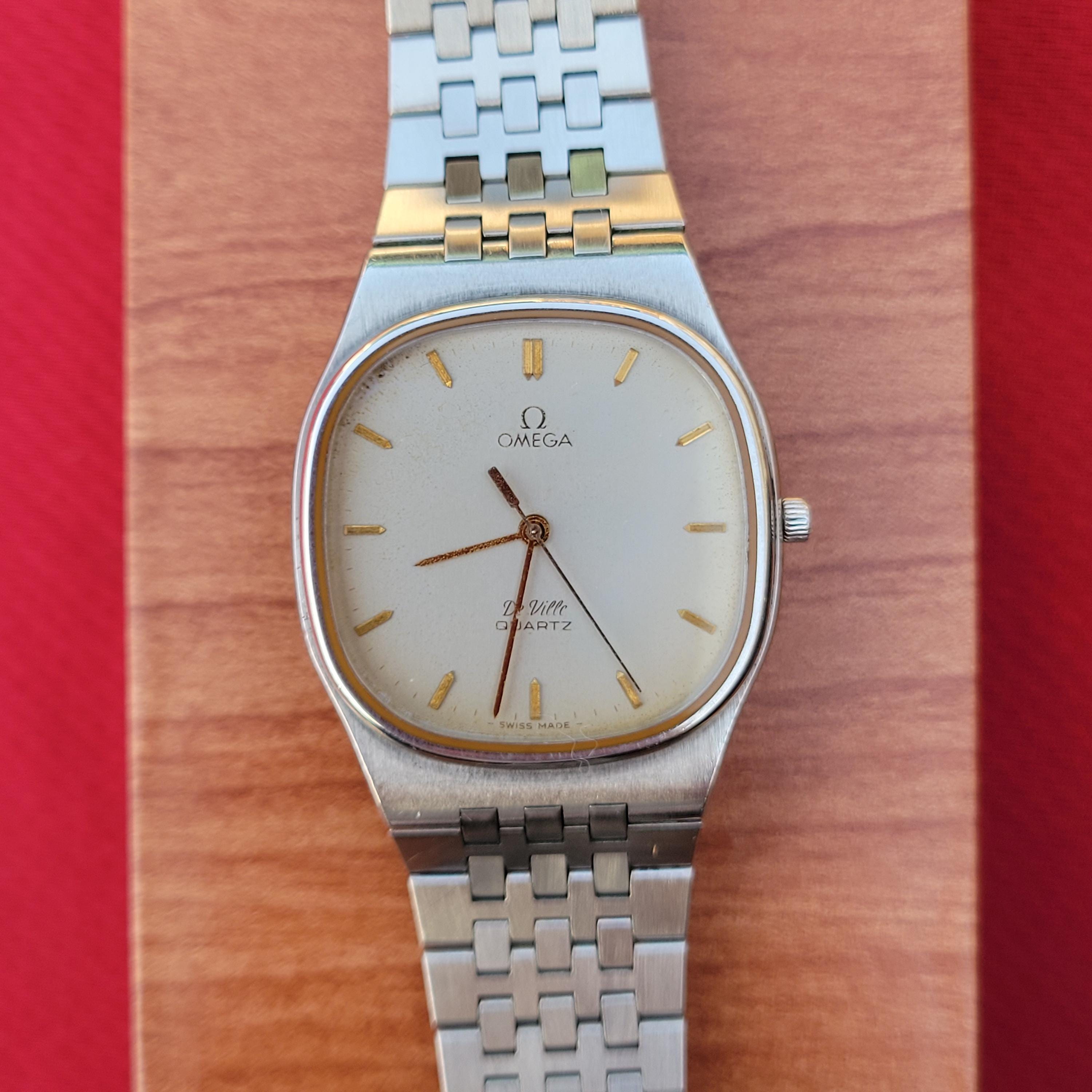 Vintage Omega Classic De Ville Quartz 395.0806 Cal 1336 Stainless