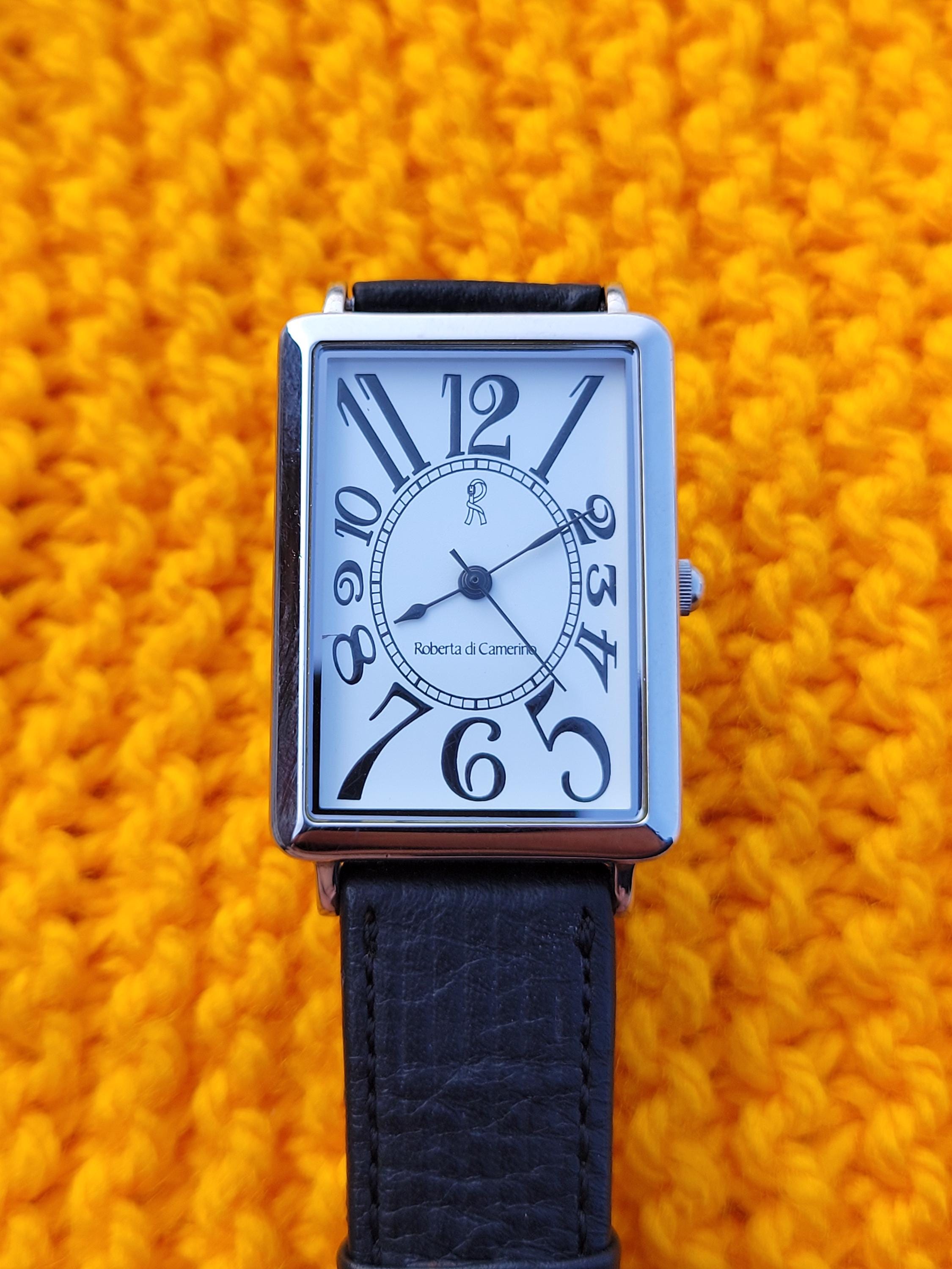 Vintage Roberta Di Camerino Stainless Steel Watch: Italian