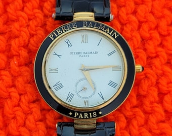 Reloj vintage Pierre Balmain Swiss Made para hombre: números