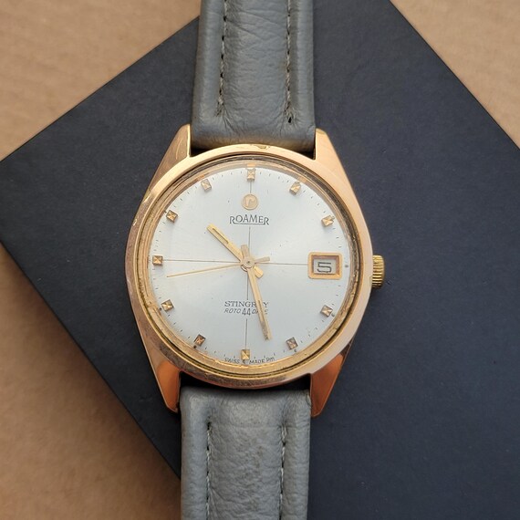 Vintage Roamer Stingray Roto 44 Watch: Swiss Made Self Winding - Etsy