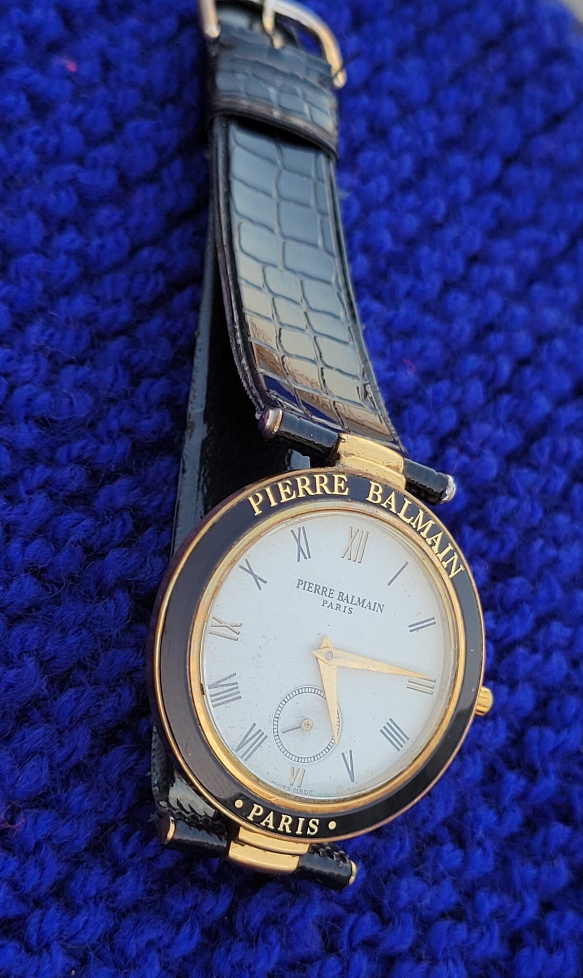 ヴィンテージ ピエール・バルマン スイス製 メンズ腕時計：ゴールド