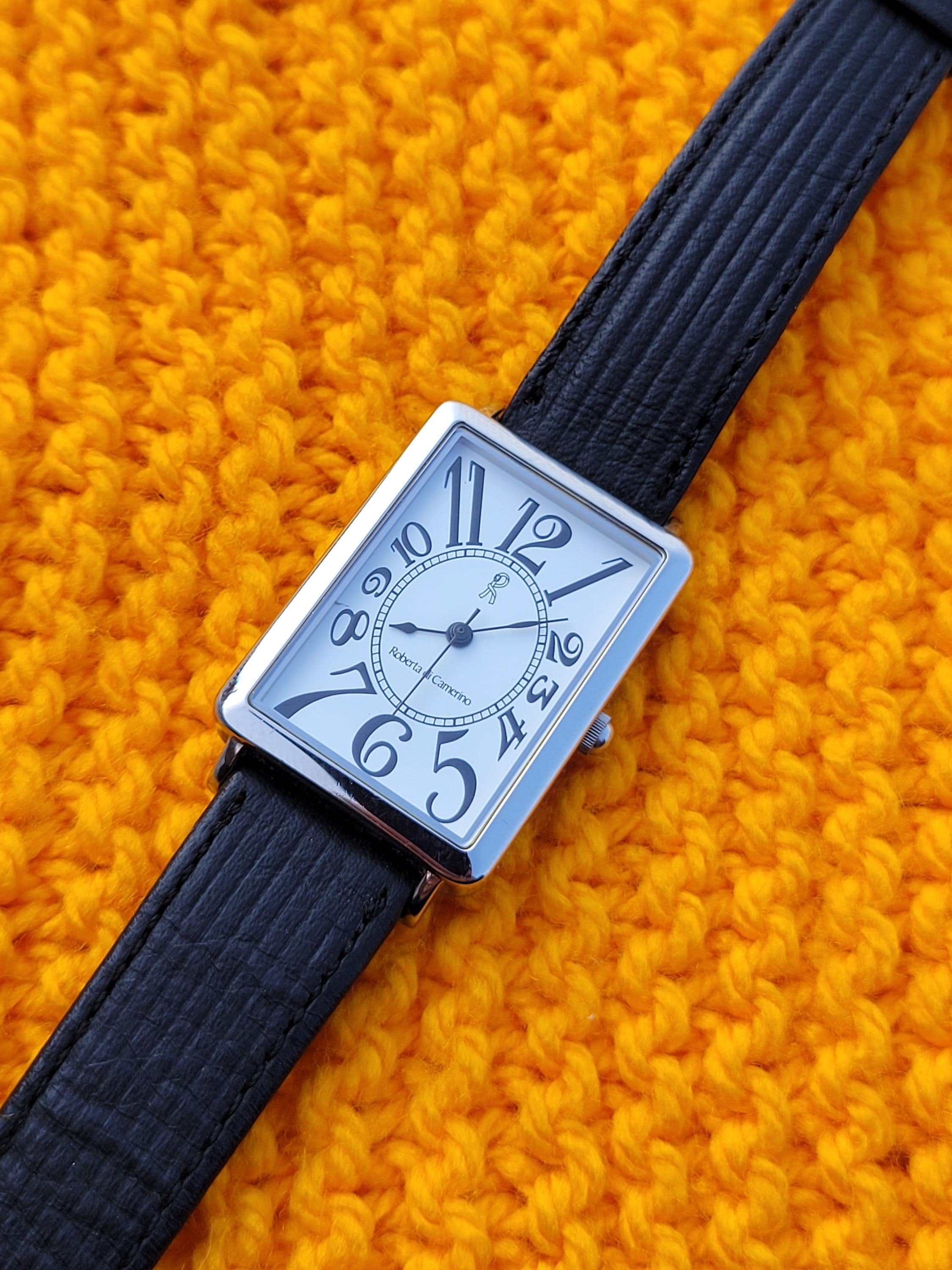 Vintage Roberta Di Camerino Stainless Steel Watch: Italian