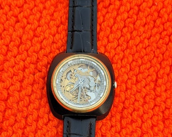 Buy Vintage Citizen Skeleton Automatic 8060A 21 Jewels Rare Men's