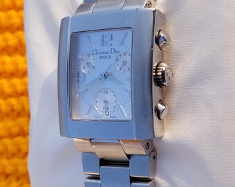 ヴィンテージ クリスチャン ディオール リーヴァ クロノグラフ：スイス