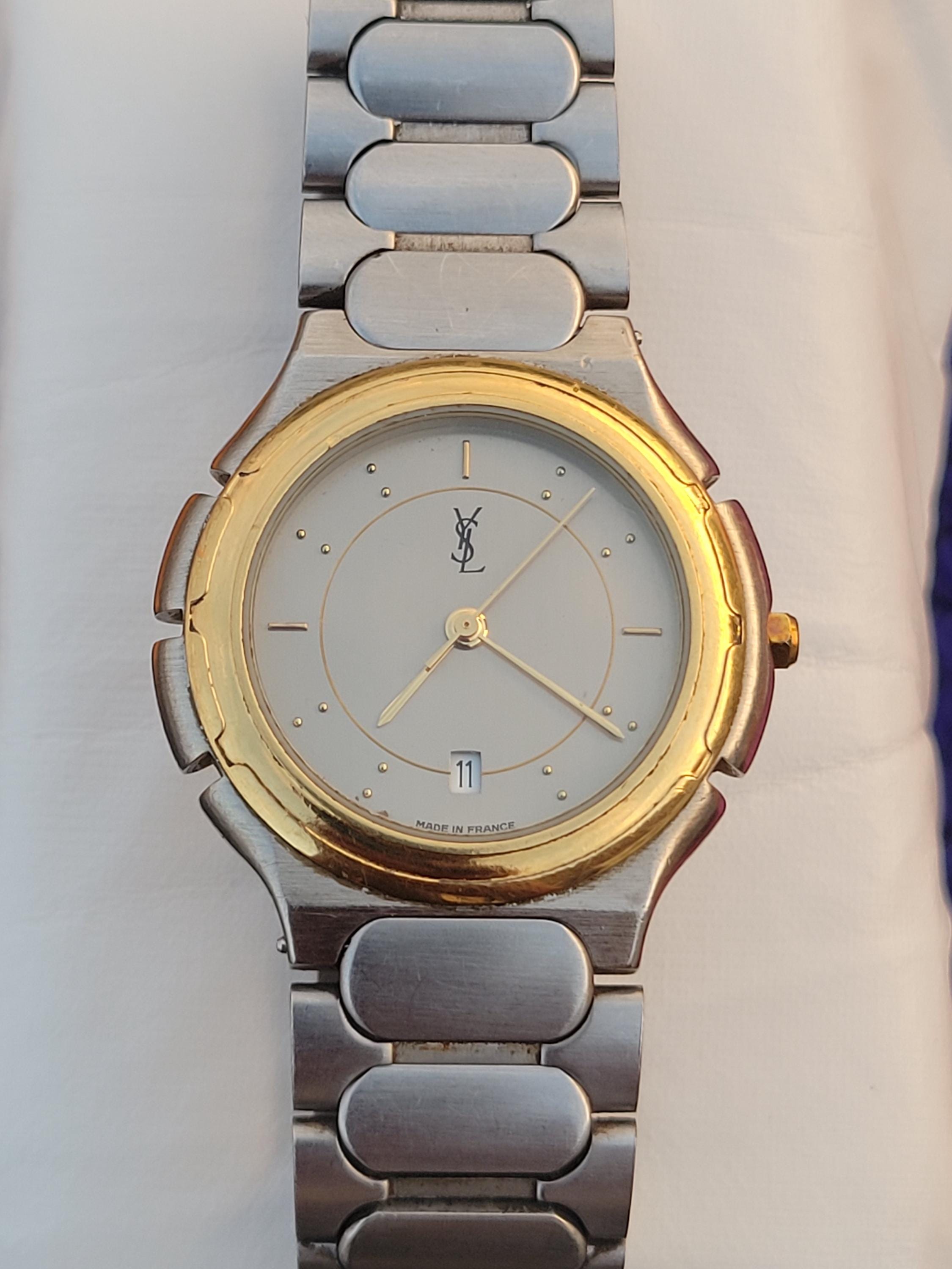 Yves Saint Laurent Gold Watches - Etsy