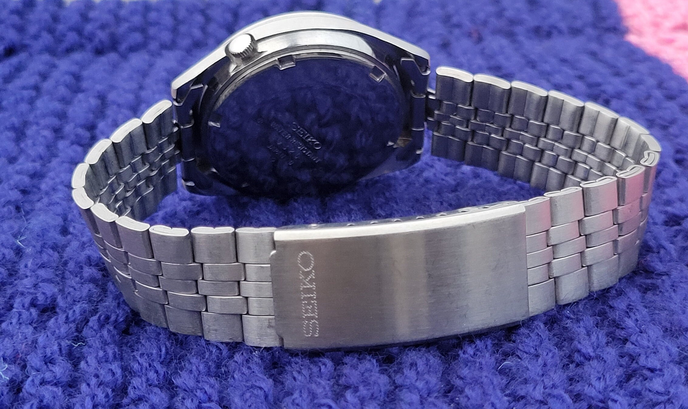 Excellent Vintage Seiko 5 Actus SS 6109-8660 Blue Dial Excellent Vintage Seiko 5 Actus SS 6109-8660 Blue Dial