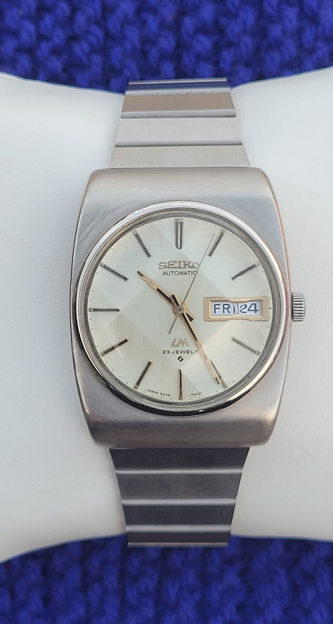 Stunning Seiko Lord Matic LM 5606-6020 Automatic Day/date Diamond Glass  Rare Men's Wrist Watch - Etsy