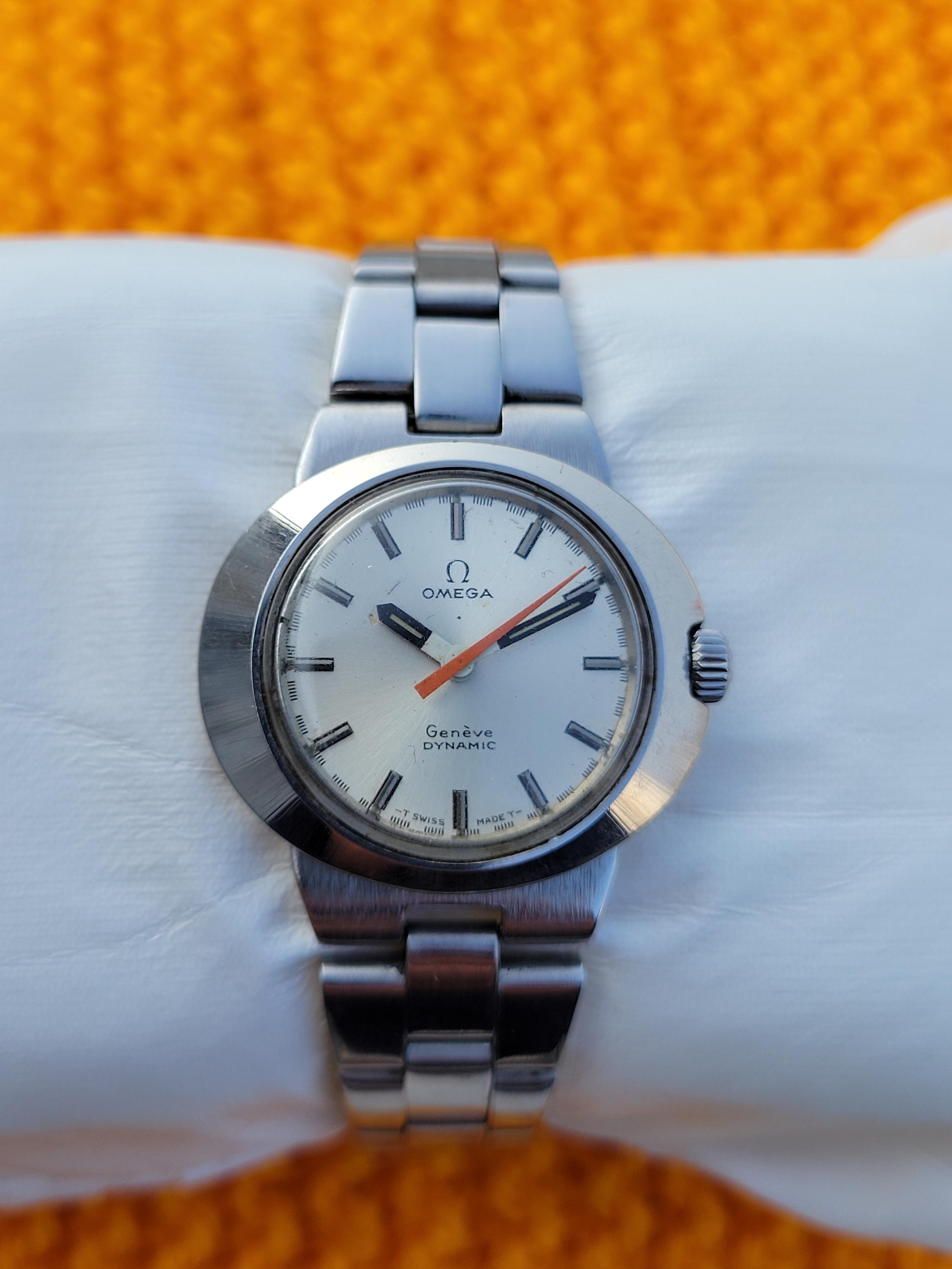 Vintage Omega Dynamic Ladies Watch Automatic Movement Tool 102 Stainless Steel Omega Geneve Dynamic Tool 102 Circa 1971 Cal 681 Ref  main image 2