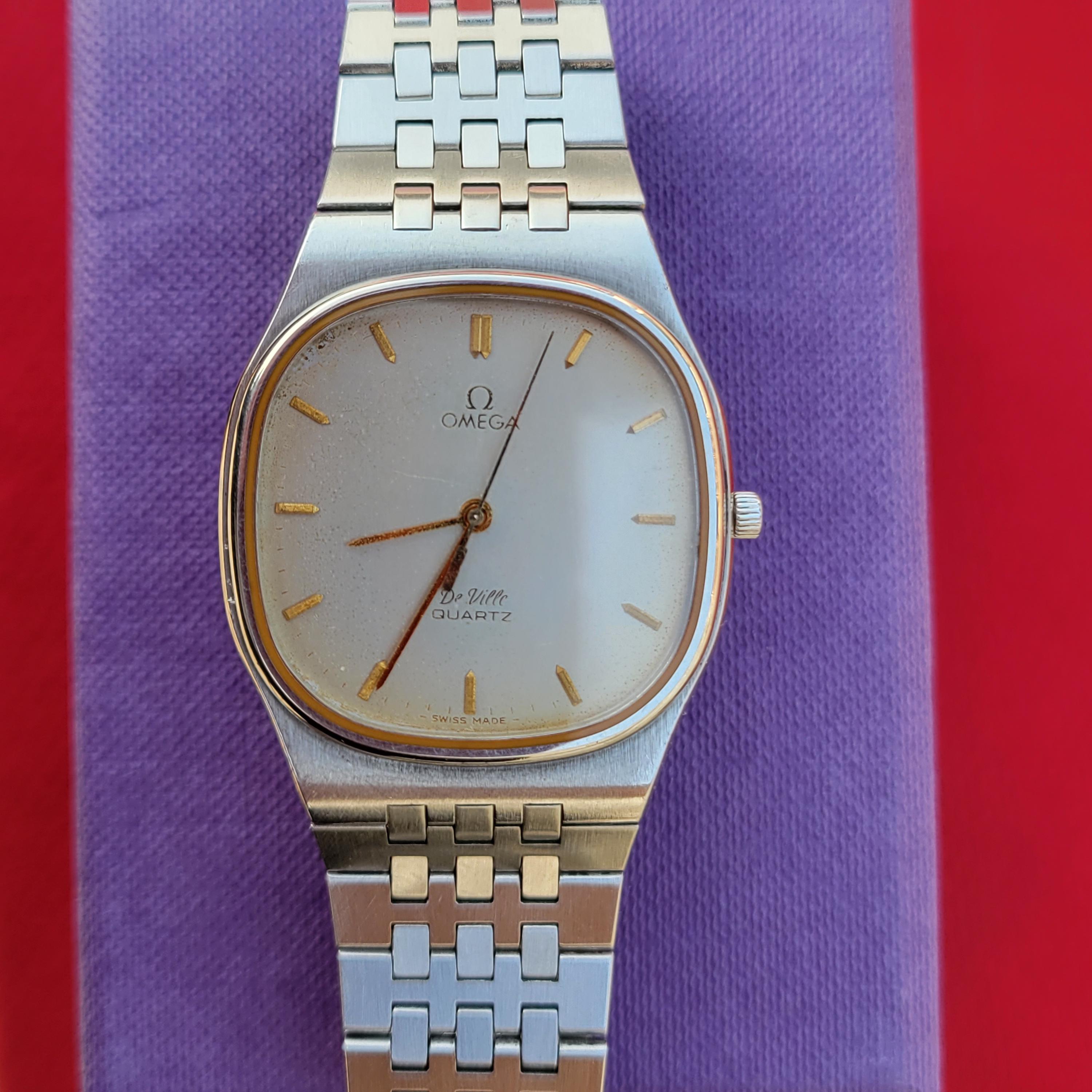 Vintage Omega Classic De Ville Quartz 395.0806 Cal 1336 Stainless