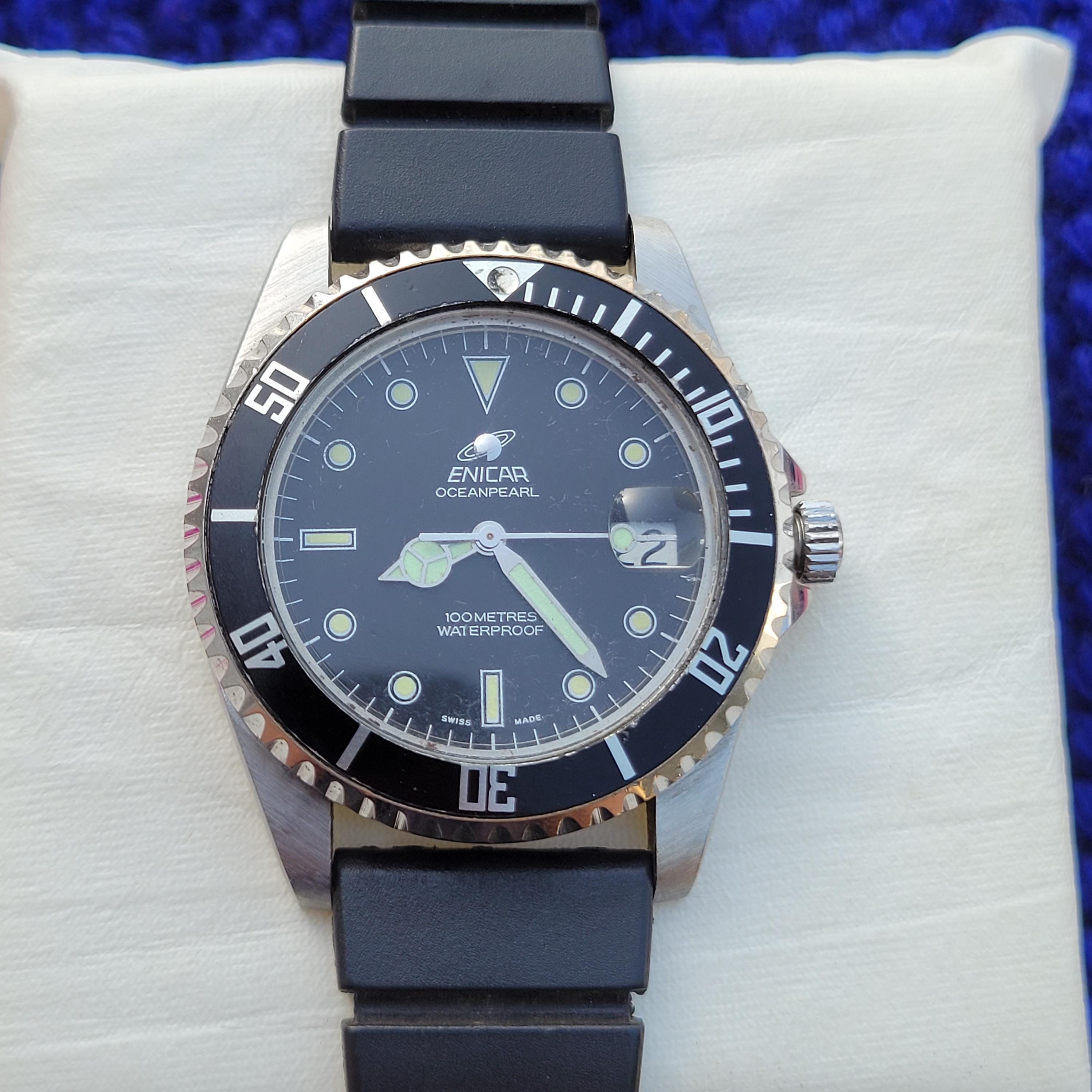 Vintage enicar watch - Etsy 日本