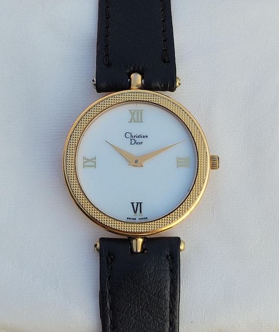 Vintage Christian Dior 3044 Quartz Gold Plated Swiss Made Vintage Christian Dior 3044 Quartz Gold Plated Swiss Made