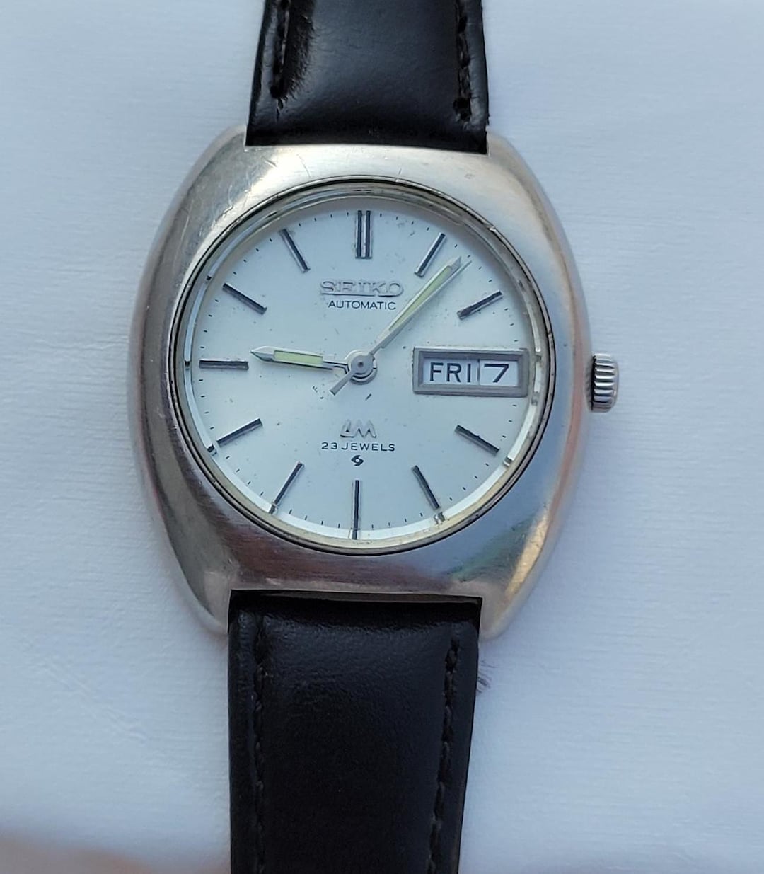 Vintage Seiko Lord Matic Automatic Watch: Stainless Steel 23