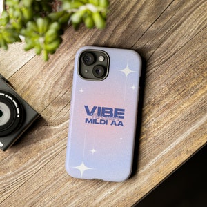 Stylish Iphone Case : Diljit Dosanjh Aesthetic Punjabi design for fashionable phone users , gift for her "Vibe Teri Meri Mildi aa"