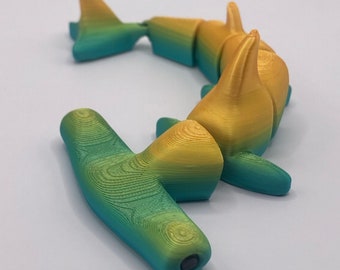 3D Printed Articulated Hammerhead Shark Fidget