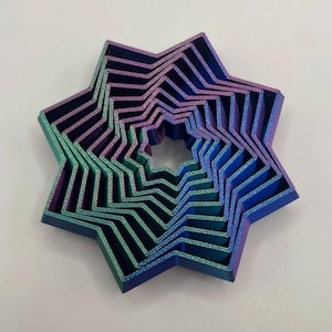 3D Printed Articulated Star Fidget: Sensory Calming