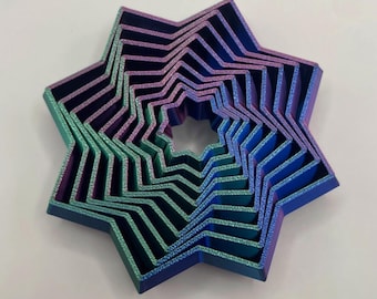 3D Printed Articulated Star Fidget: Sensory Calming