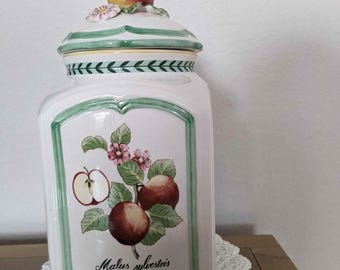 ビレロイ&ボッホ　キャニスター ビレロイ＆ボッホ フレンチガーデンチャーム 蓋付き大型キャニスター