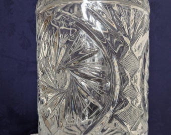 Gorgeous  Cut Lead Crystal Covered Ice Bucket.