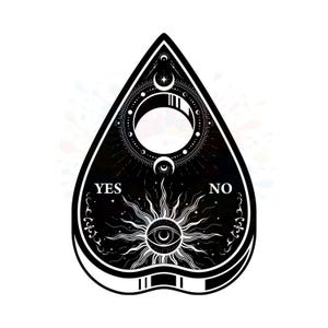Rolig Ouija-bräda PNG: Sms:ar min pappa, Halloween-design (digital nedladdning) bild 2