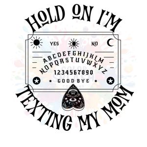 Sms:ar min mamma, roligt Ouija-bräde i PNG: Halloween-design (digital nedladdning)