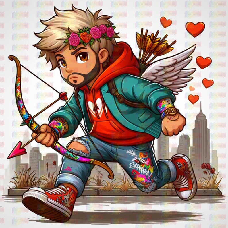 Cupid Ranger Logan Cupid| Digital Download| DTF| PNG| Instant Download - Etsy