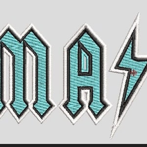 MAMA ACDC Style Hat Embroidery File for Dst and Pes Files. - Etsy