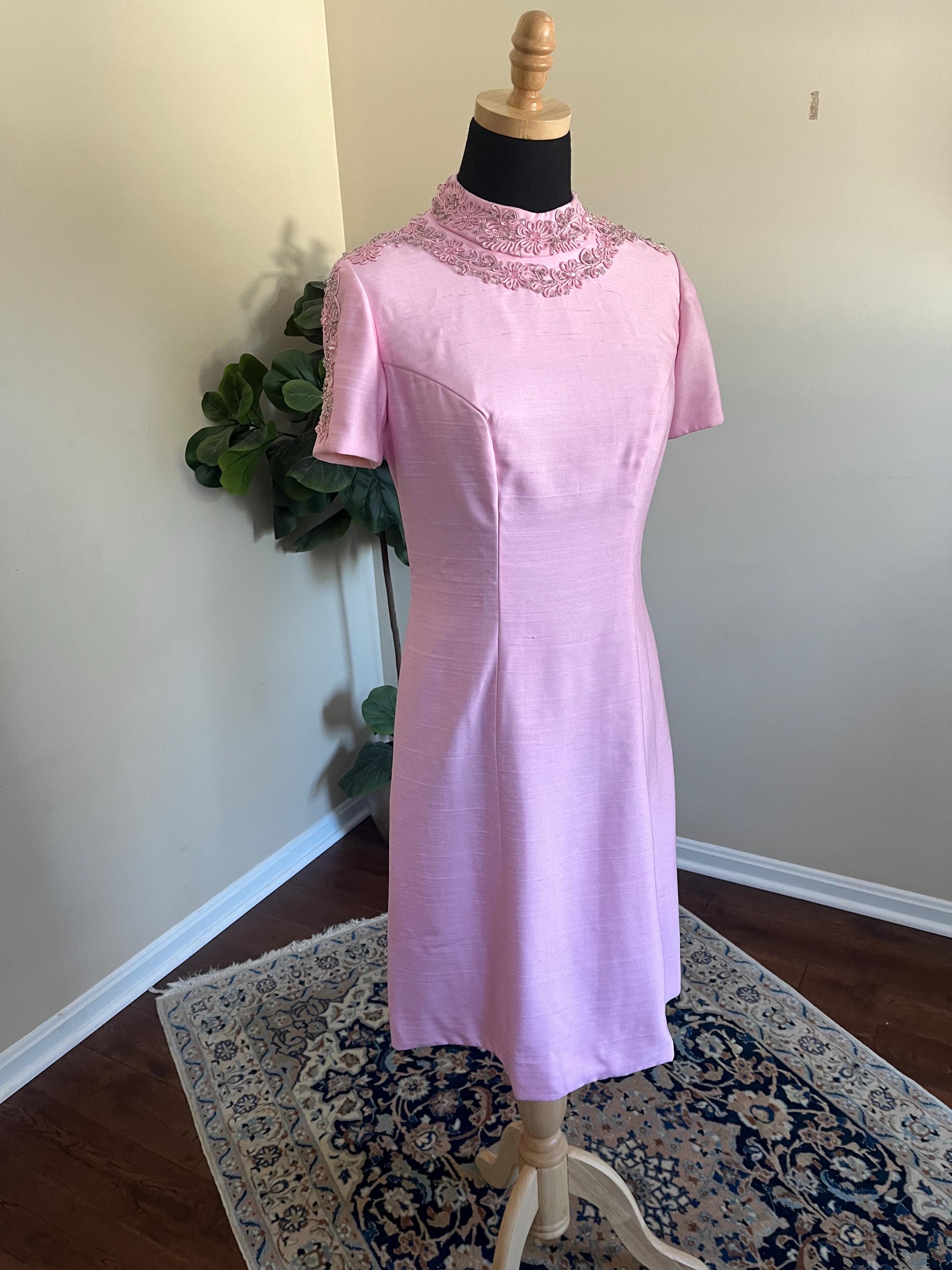 open lace back dress Twiggy Dress | Palm Bright Coral Eco-Rayon (2 sizes)