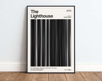 The Lighthouse Movie Poster | Movie Color Palette Print | Robert Eggers Wall Art