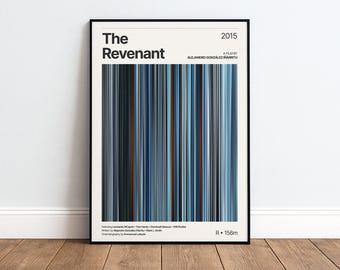 The Revenant Movie Poster | Movie Color Palette Print | Home Theater Decor