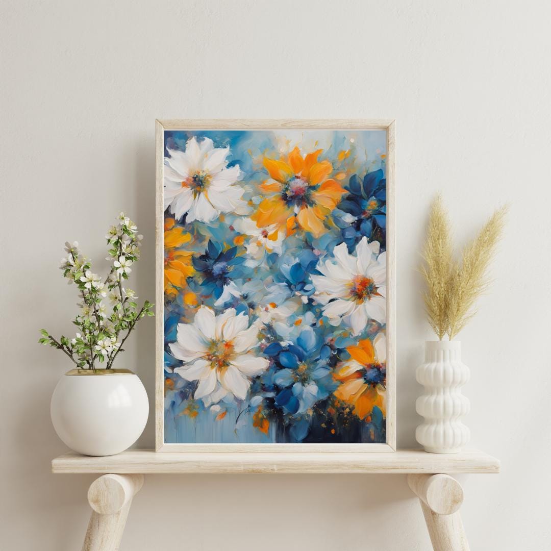 Art, Printable art, wall posters, flower art, abstract flower portraits, digital art, colorful floral art, wall hanging photos, wall decor