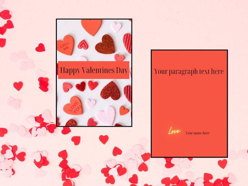 Valentines Day Card Etsy