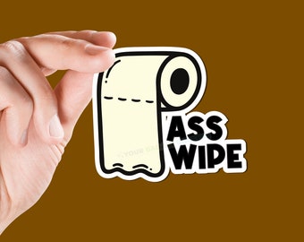 Ass wipe sticker gag gift toilet paper 2020 toilet paper shortage wipe your ass sticker inexpensive gift for christmas gift for friend