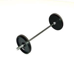 Mini Barbell with 45lb Removable Plates - Adjustable Miniature Dumbbell Desk Décor, or Gift (Rack Sold Separately)