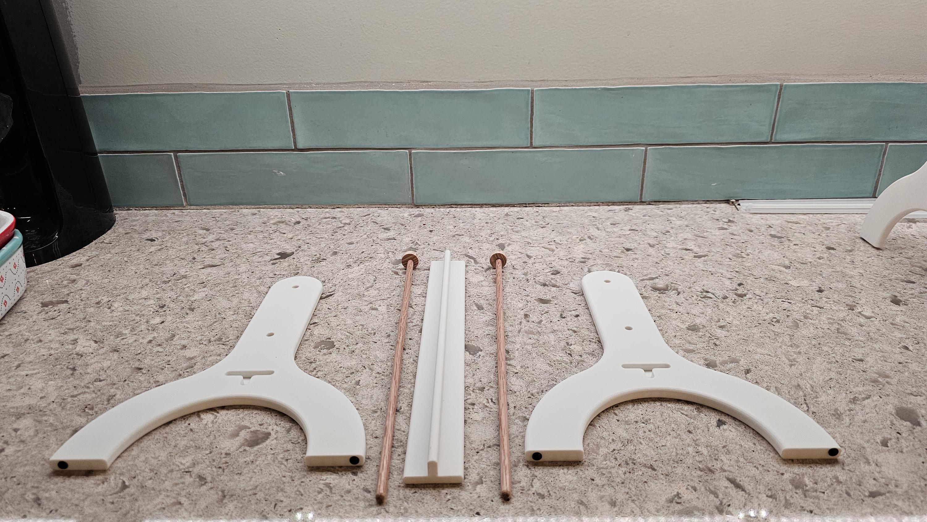 Spool Rack for Ribbon, String & Craft Supplies – Perfect DIY Organizer ...