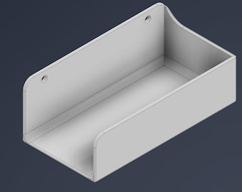 Wall Mounted 3 Wall Shelf Organizer for Tools - Supplies - Vitamins - Misc Items (Shelf only)