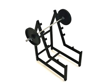 Squat Rack Pen & Phone Holder: Gym Decor Gift
