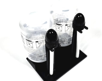 Sinus Rinse Bottle Drying Rack: Compact Storage, 16 oz Size (Rack Only)