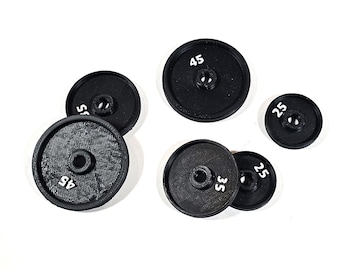 Mini Barbell Weight Plates (Set of 2): Funny Gym Desk Decor