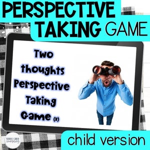Perspective Taking and Nonverbal Communication Social Skills Digital Print Game, Homeschool Flashcards for Kids Empathy Relationship Skills