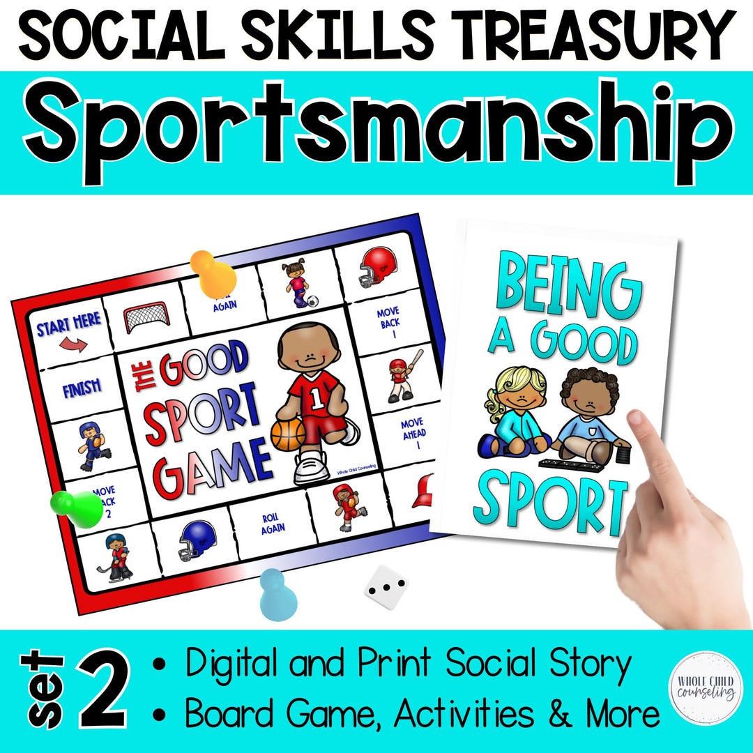 Good Sport Social Story Activities and Game Set 2, Coping Skills ...