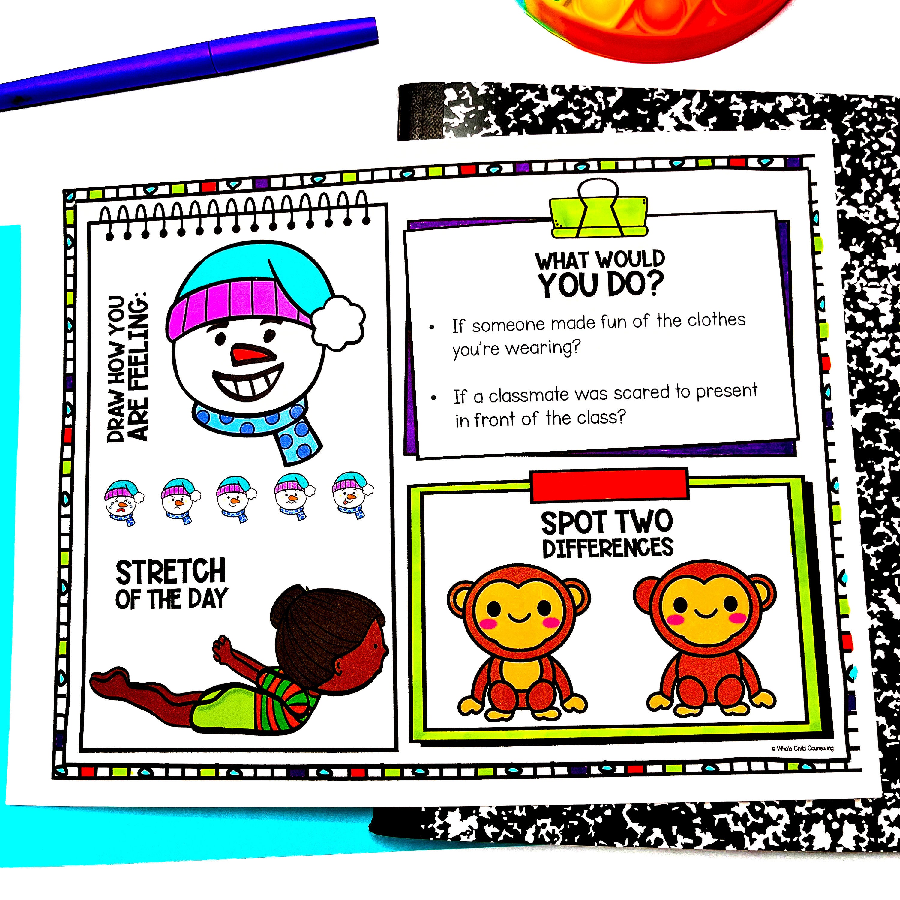 Lunch Bunch Placemats SEL Worksheets 2, Morning Meeting Social Skills ...