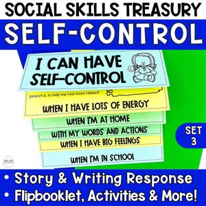 Self-Control Activity, Social Emotional Learning, Social Emotional Learning Impulse Control Activity, Work on Kids Impulsivity, ADHD Help