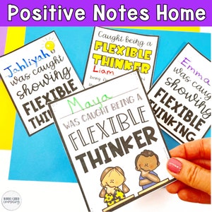 How to Be a Flexible Thinker for Upper Elementary Social Skills Set 3, SEL Kid Activities and Worksheets for Kids, Special Education Tools