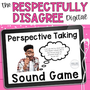 Respectful Disagreements Perspective Taking Digital Sound Game for Kids Social Skills, Child Development Therapy Tools for SEL & Homeschool