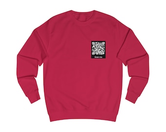 Scan Me "Hug me kiss me"  Men's Sweatshirt