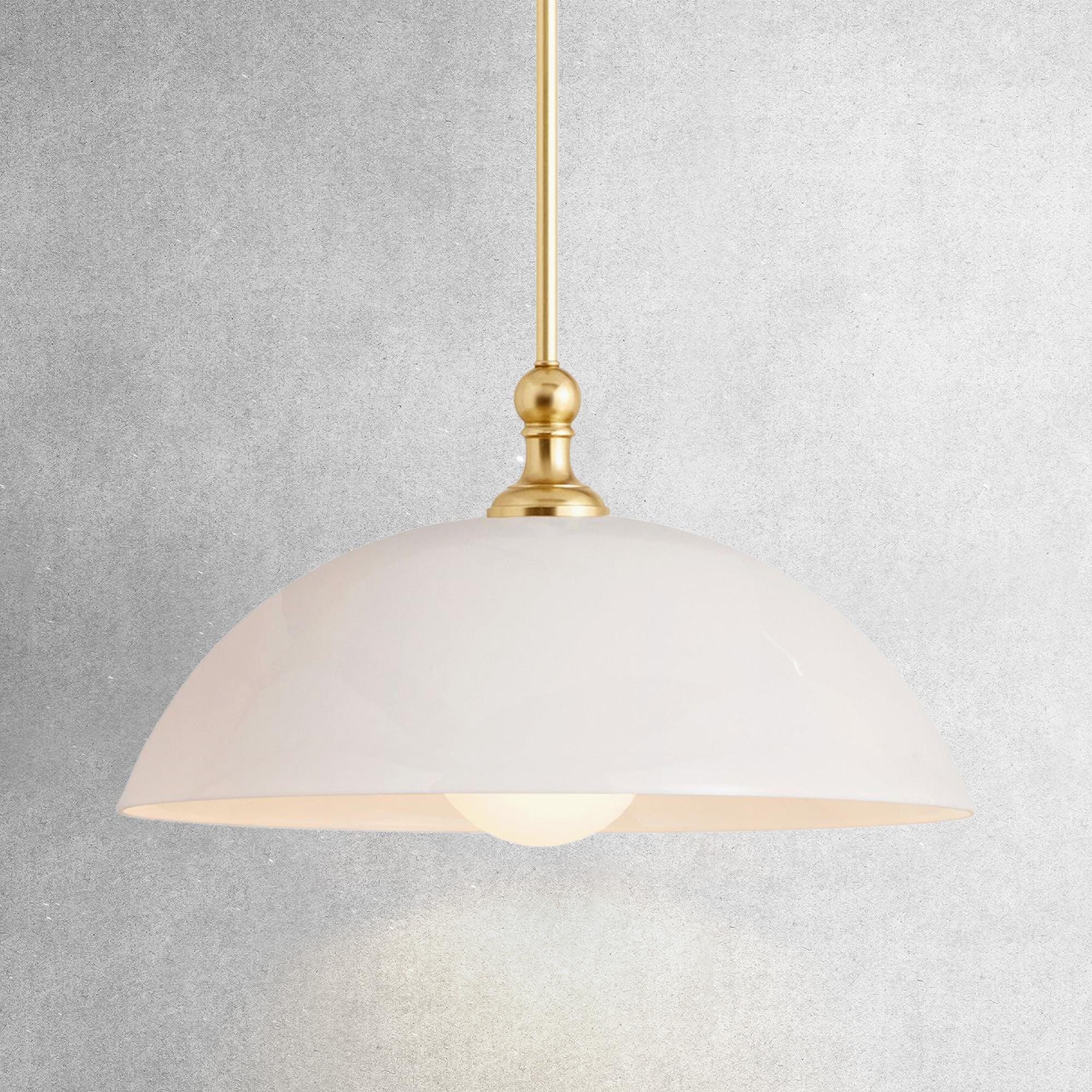 Modern Elizabeth Dome Pendant Light: Stylish Illumination for Home, Kitchen, Bedroom & Entryway