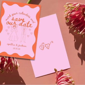 Save the date | Customisable template | Canva